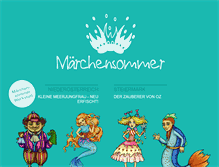 Tablet Screenshot of maerchensommer.at